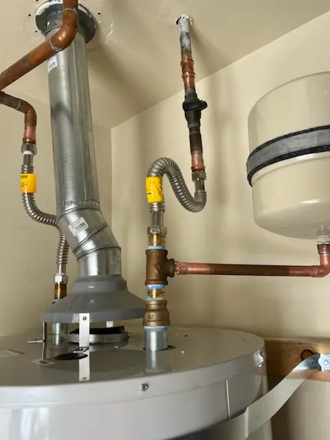 Water heater installation and plumbing repair in Herberts